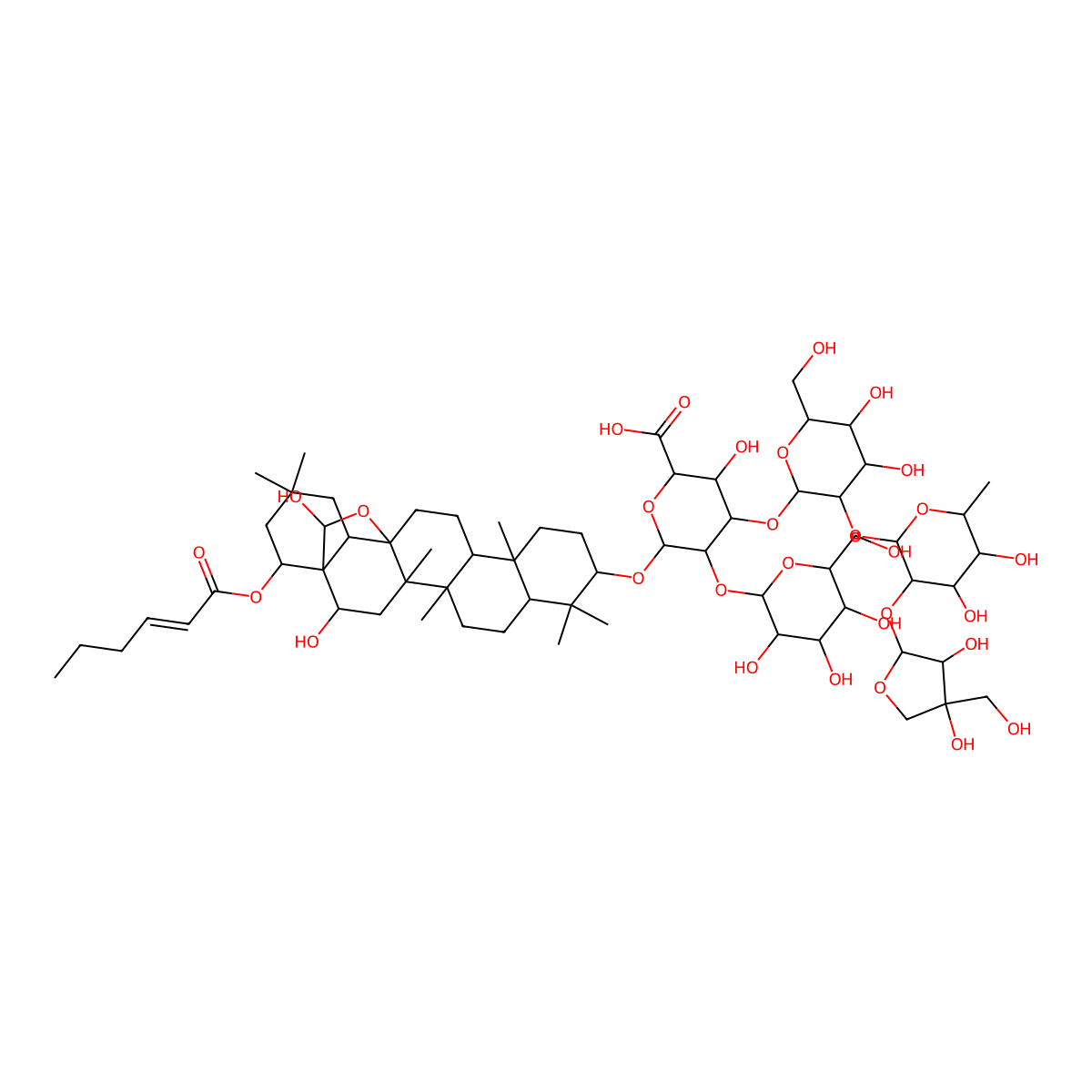 Maejaposide A molecular structure, CAS 221467-02-3