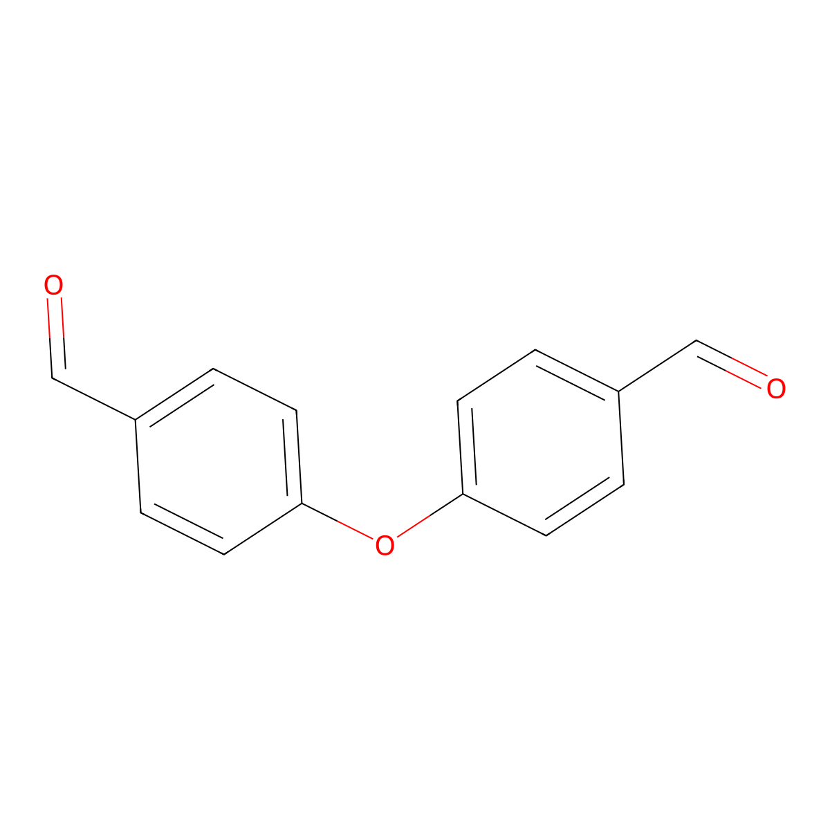 4-(4-Formylphenoxy)benzaldehyde molecular structure, CAS 2215-76-1