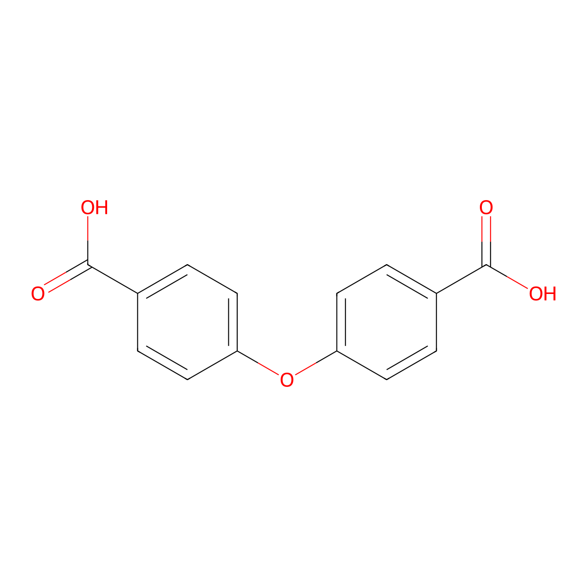 4,4'-Oxybis(benzoic acid) molecular structure, CAS 2215-89-6