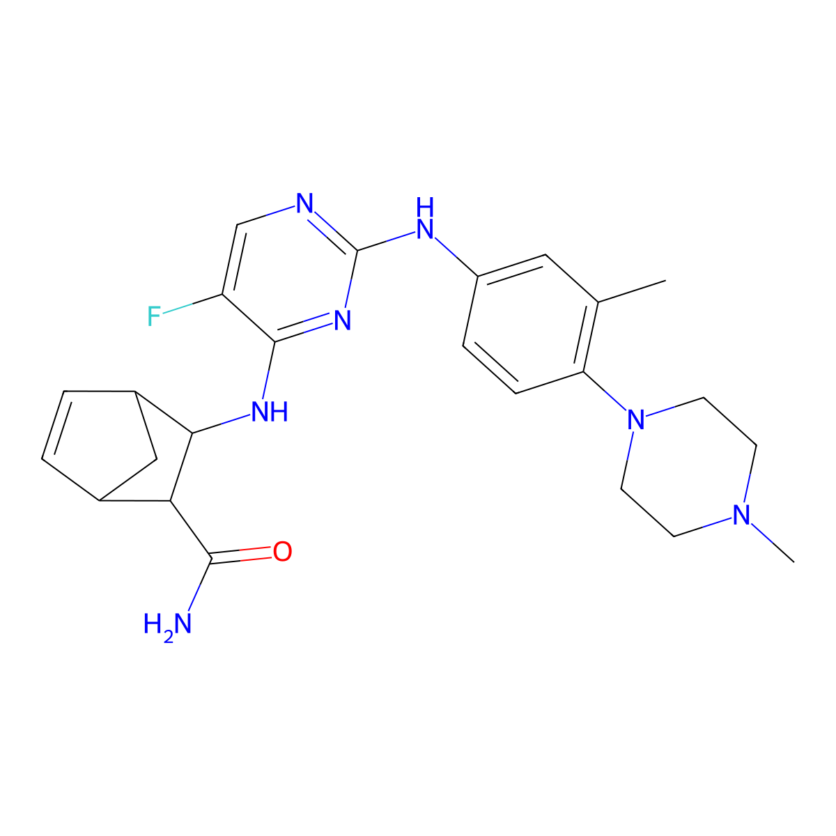 Cenisertib, >98% (HPLC) molecular structure, CAS 2215034-79-8