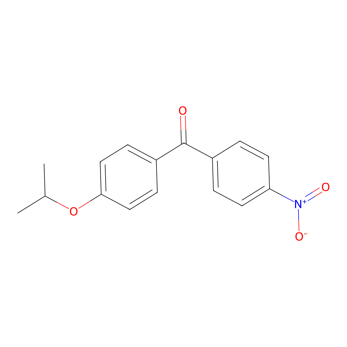 4-Isopropoxy-4'-nitrobenzophenone molecular structure, CAS 221532-00-9