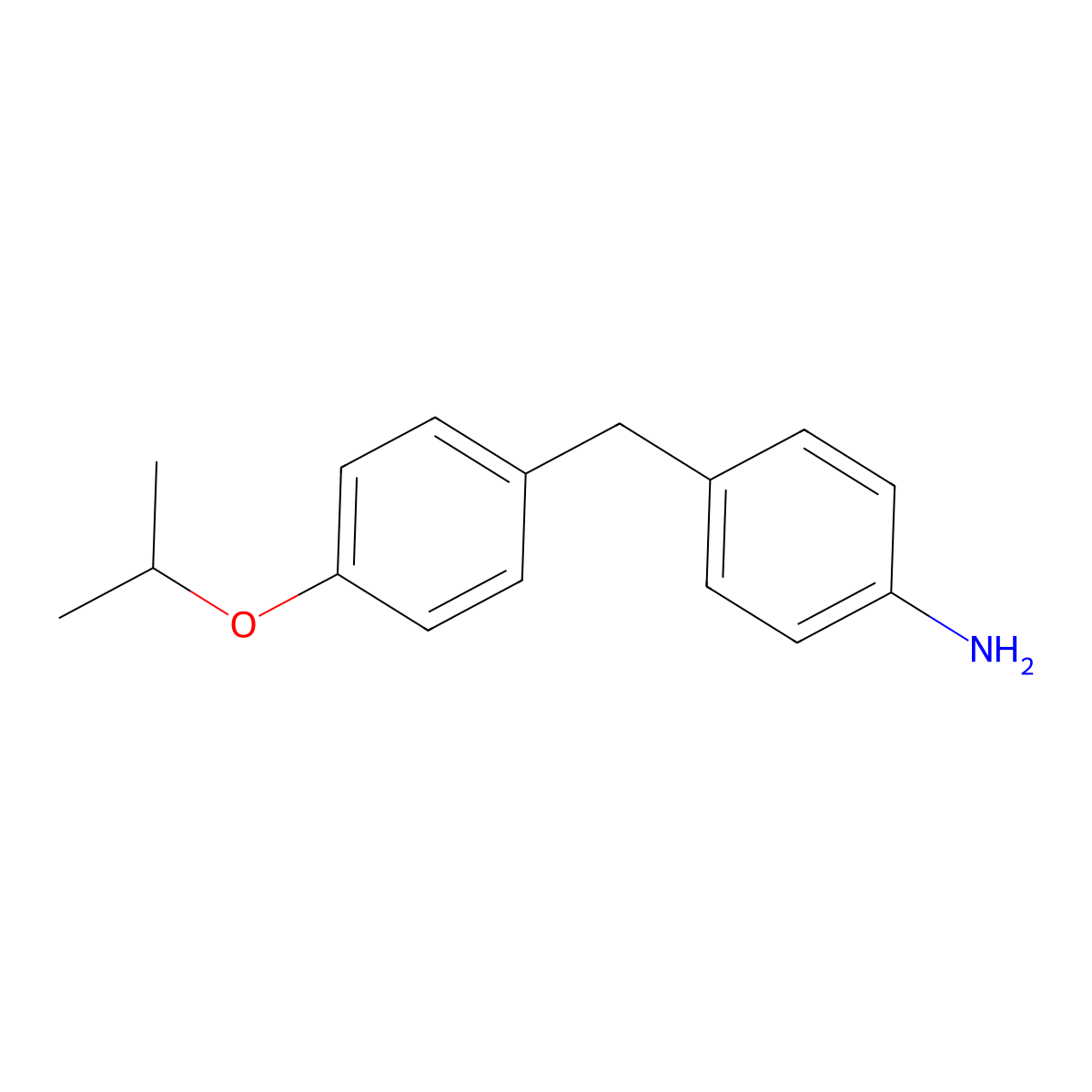 4-(4-Isopropoxybenzyl)aniline molecular structure, CAS 221532-04-3