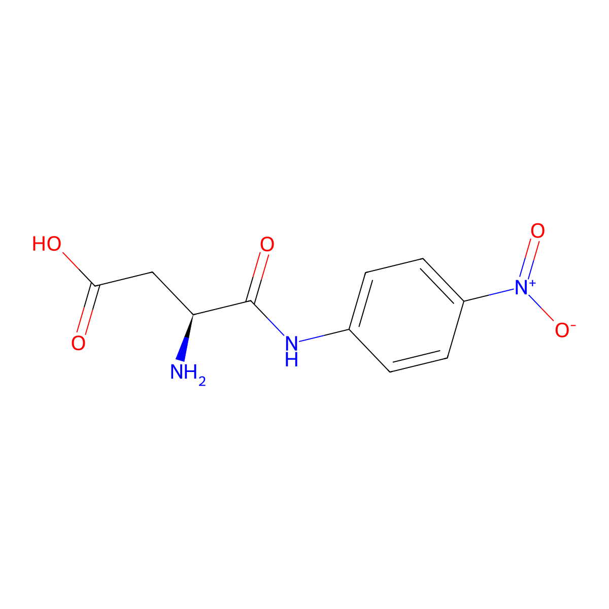 N-(4-Nitrophenyl)-L-alpha-asparagine molecular structure, CAS 22155-82-4