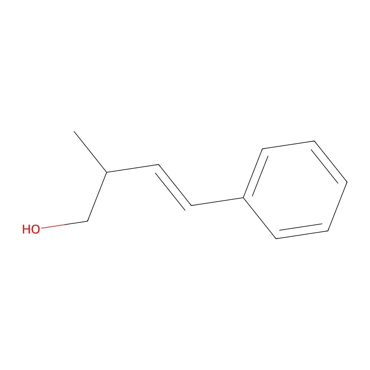 (E)-2-methyl-4-phenylbut-3-en-1-ol molecular structure, CAS 221557-38-6