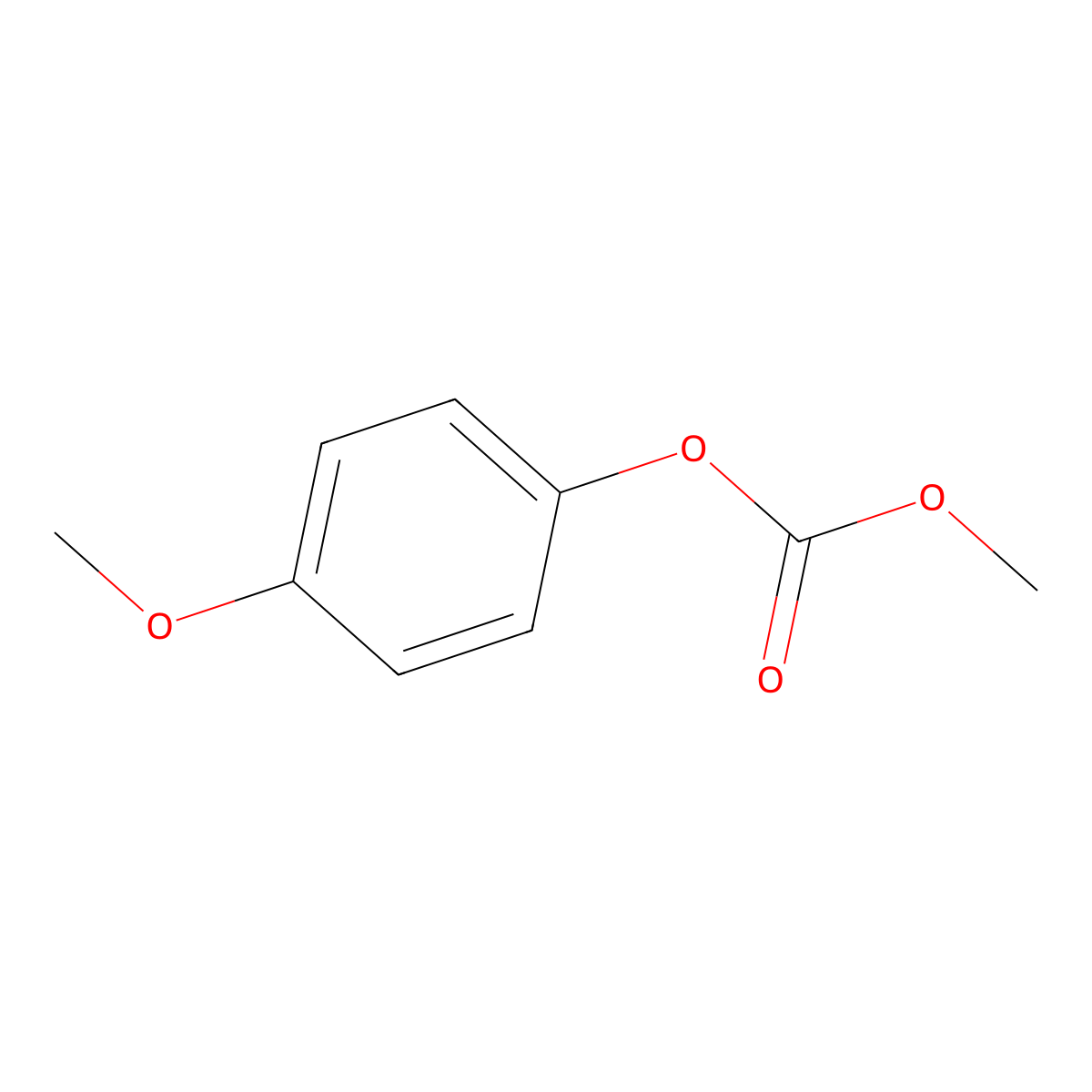 4-Methoxyphenyl methyl carbonate molecular structure, CAS 22159-41-7