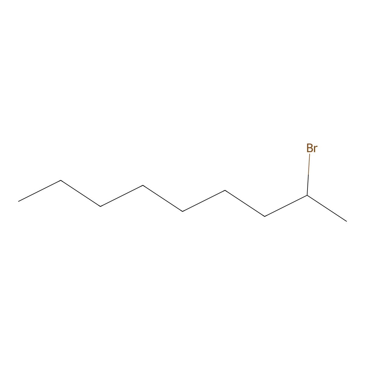 2-Bromononane molecular structure, CAS 2216-35-5