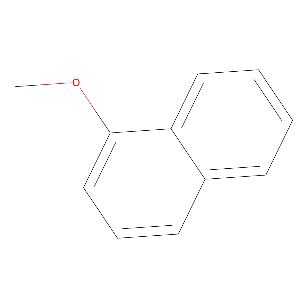 1-Methoxynaphthalene molecular structure, CAS 2216-69-5