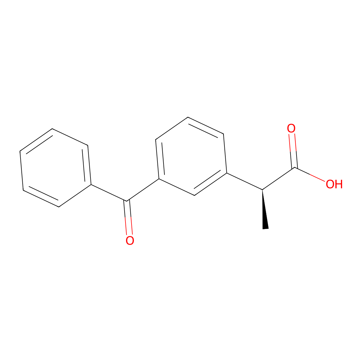 Dexketoprofen molecular structure, CAS 22161-81-5