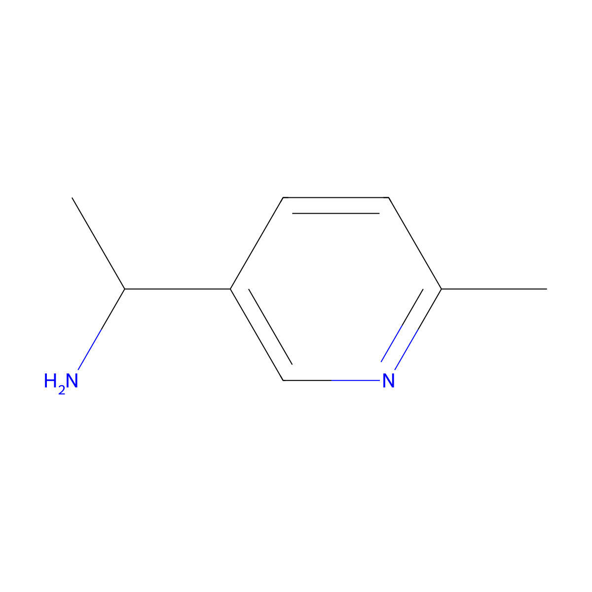 (s)-1-(6-Methylpyridin-3-yl)ethanamine molecular structure, CAS 221677-41-4