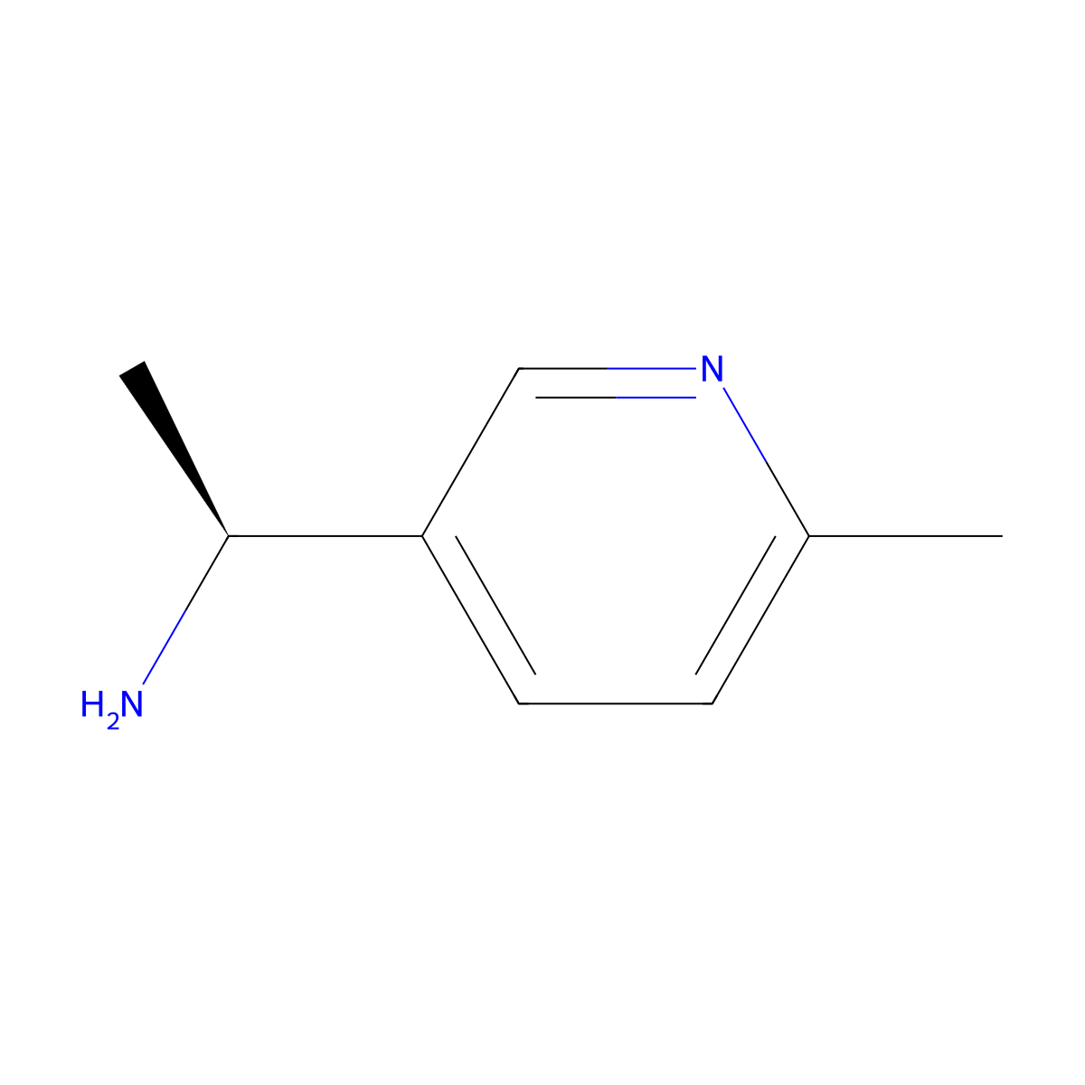 (s)-1-(6-Methylpyridin-3-yl)ethanamine molecular structure, CAS 221677-41-4