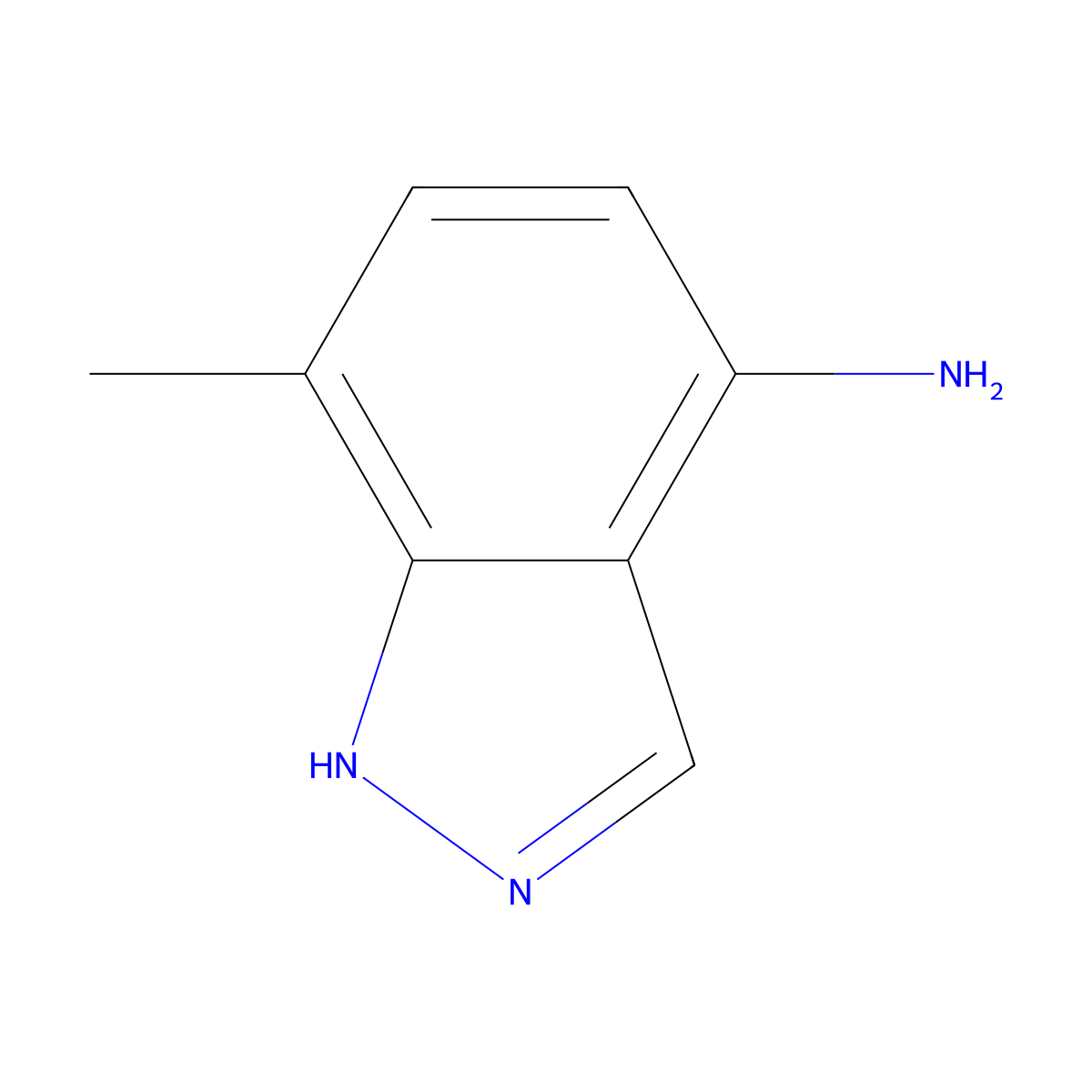 7-Methyl-1H-indazol-4-amine molecular structure, CAS 221681-73-8