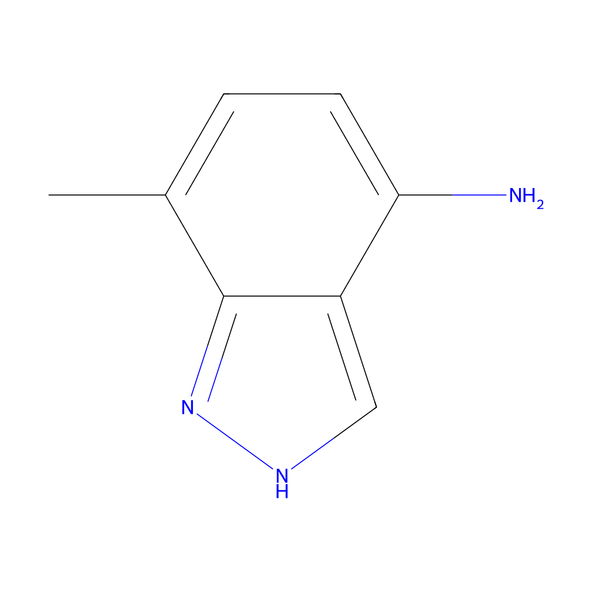 7-Methyl-1H-indazol-4-amine molecular structure, CAS 221681-73-8