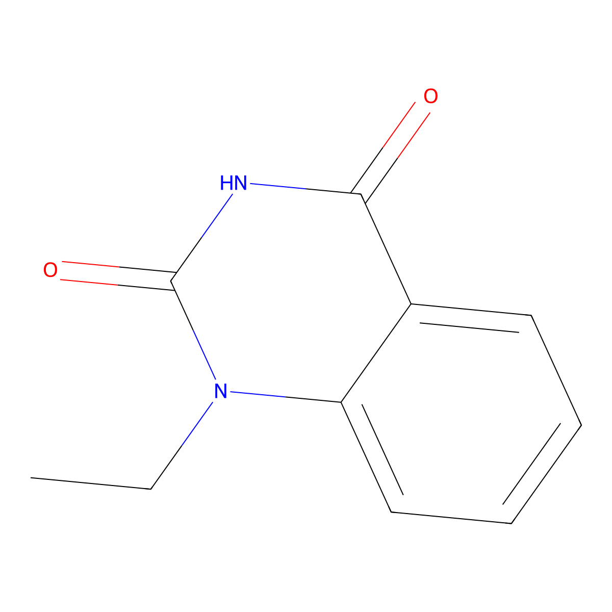 1-Ethylquinazoline-2,4(1H,3H)-dione molecular structure, CAS 2217-25-6