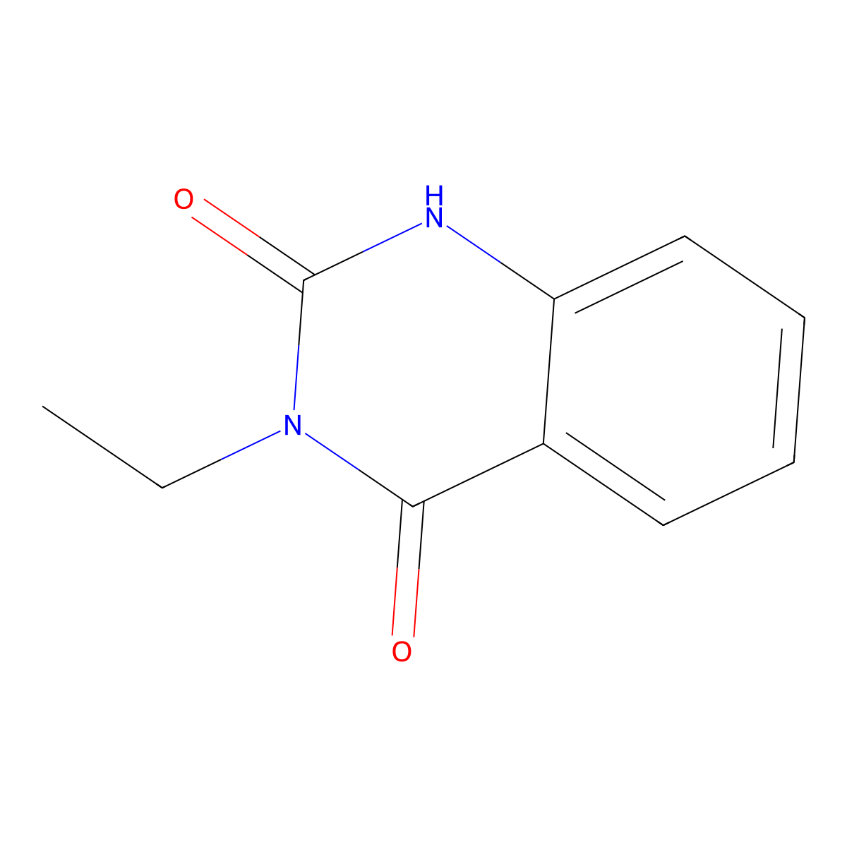 3-ethylquinazoline-2,4(1H,3H)-dione molecular structure, CAS 2217-26-7