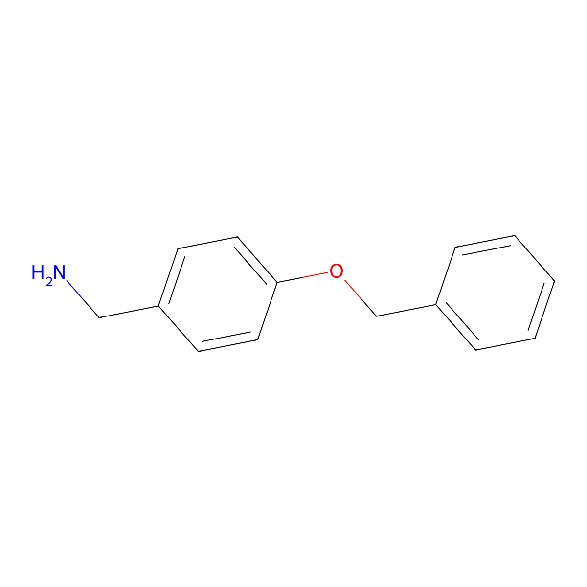 4-Benzyloxybenzylamine molecular structure, CAS 22171-15-9