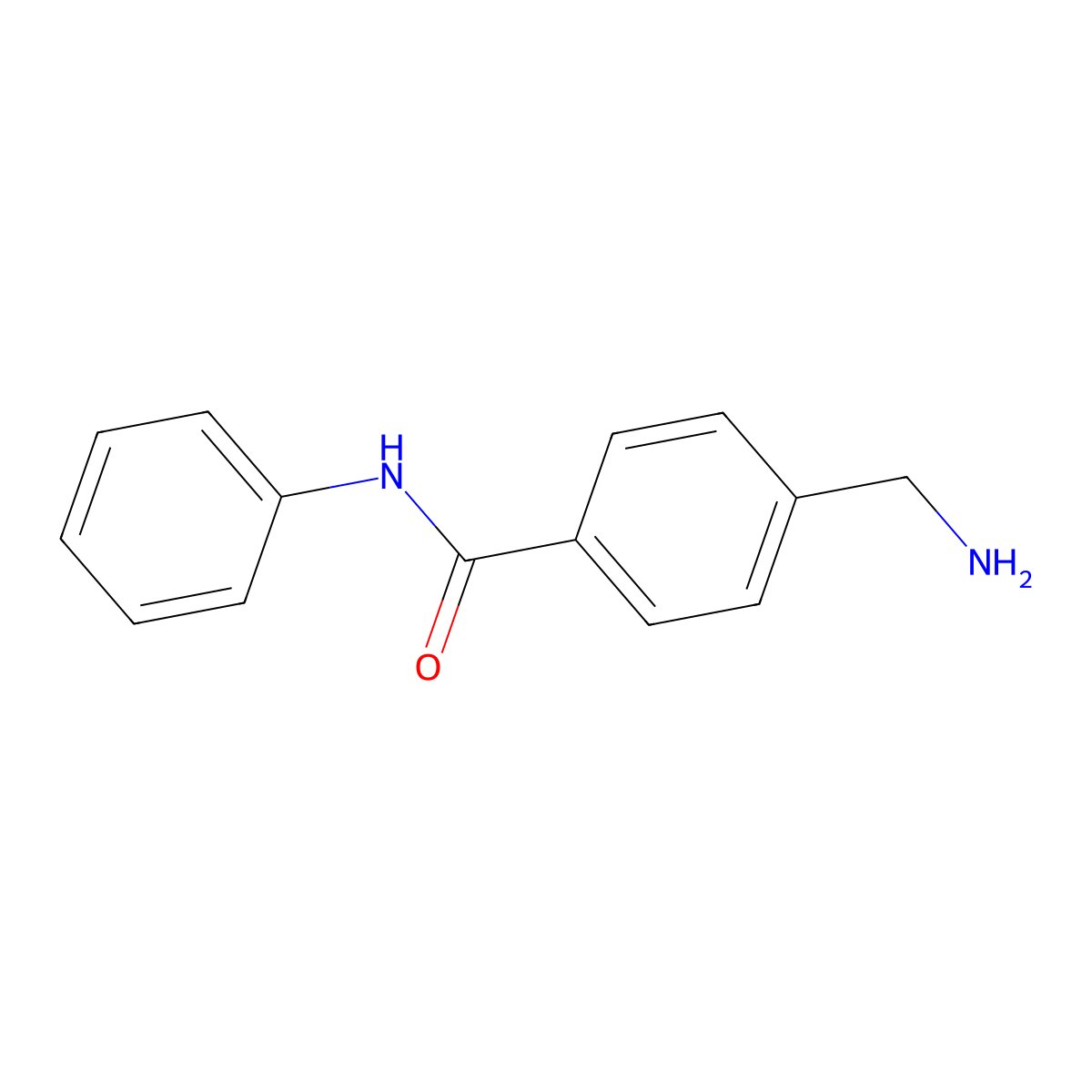 4-(Aminomethyl)-N-phenylbenzamide molecular structure, CAS 22171-21-7