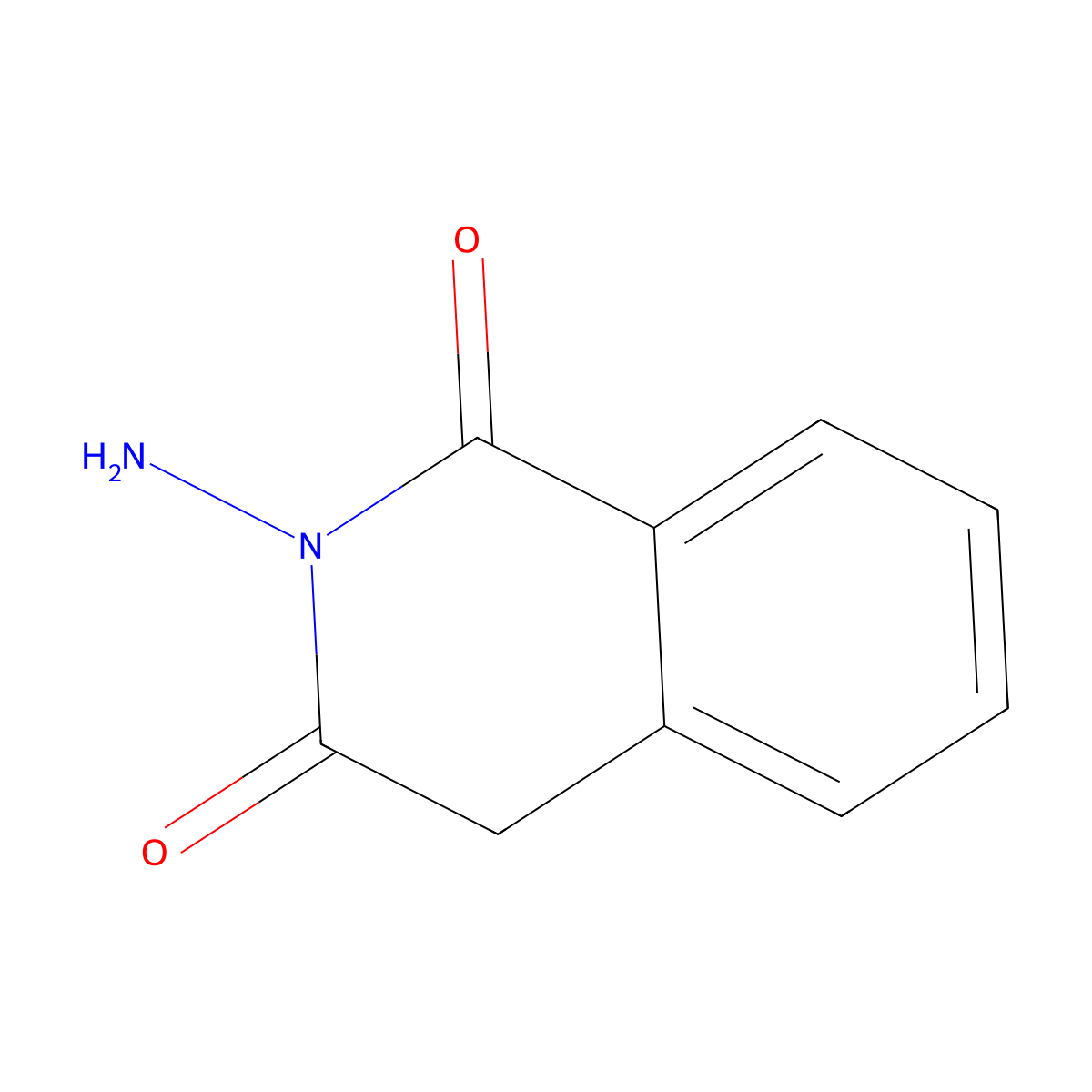 2-Amino-1,2,3,4-tetrahydroisoquinoline-1,3-dione molecular structure, CAS 22177-46-4