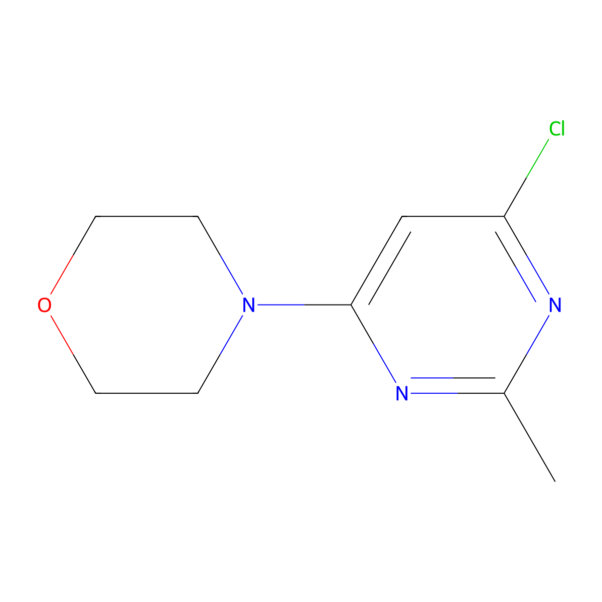 4-(6-Chloro-2-methylpyrimidin-4-yl)morpholine molecular structure, CAS 22177-99-7