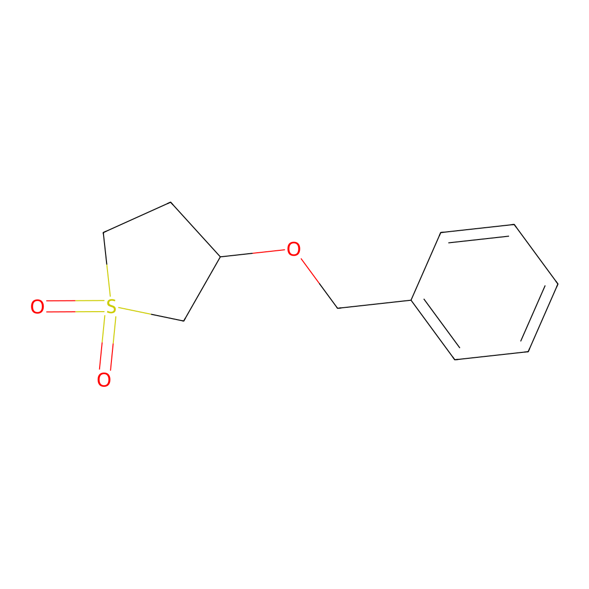 3-(Benzyloxy)tetrahydrothiophene 1,1-dioxide molecular structure, CAS 22179-13-1