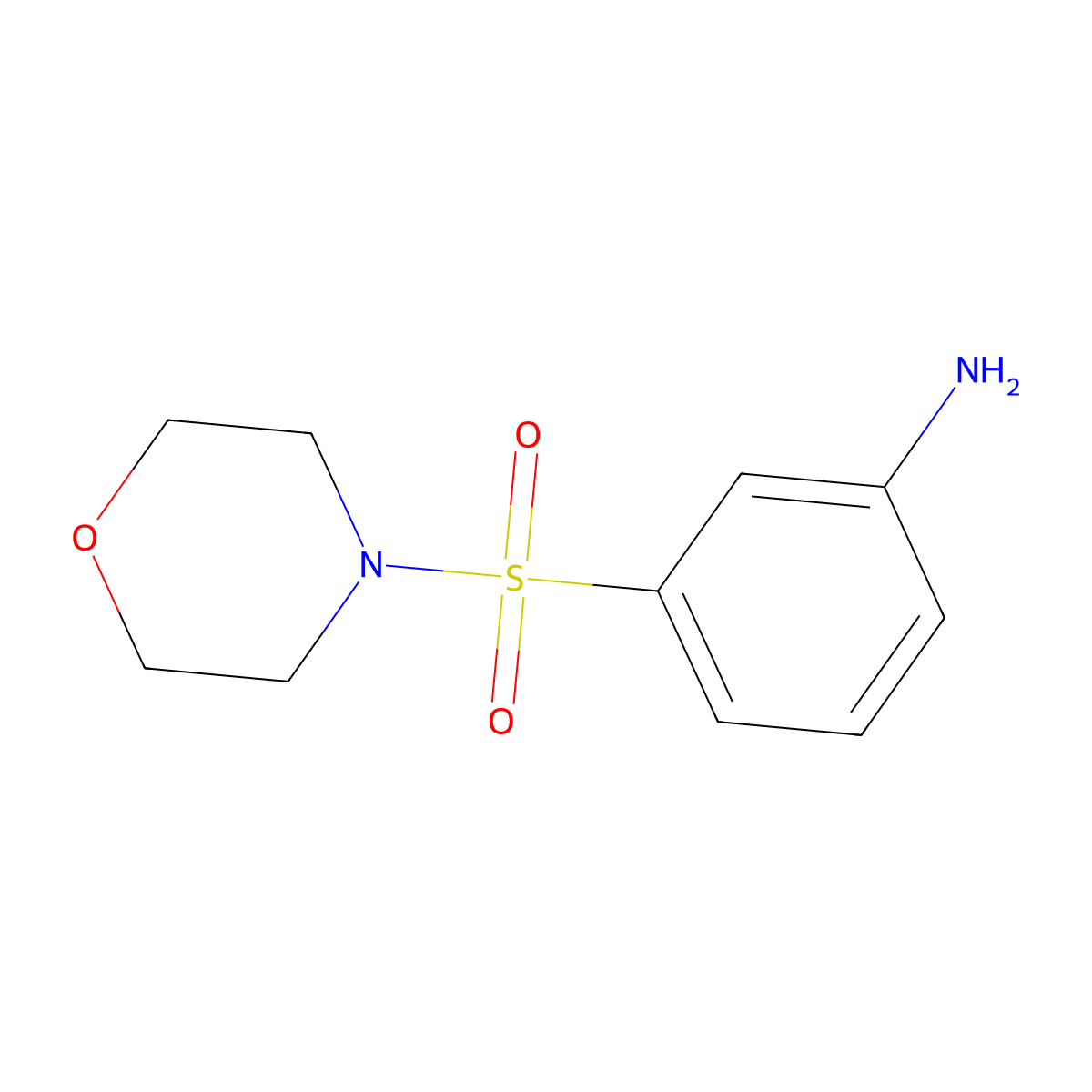 3-(Morpholine-4-sulfonyl)aniline molecular structure, CAS 22184-97-0
