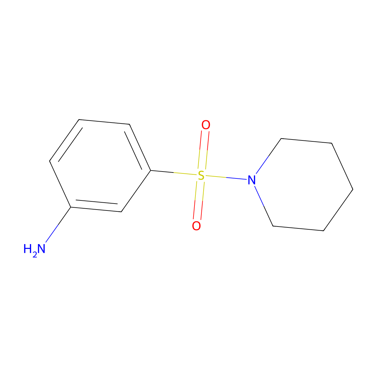 3-(Piperidinosulfonyl)aniline molecular structure, CAS 22184-99-2