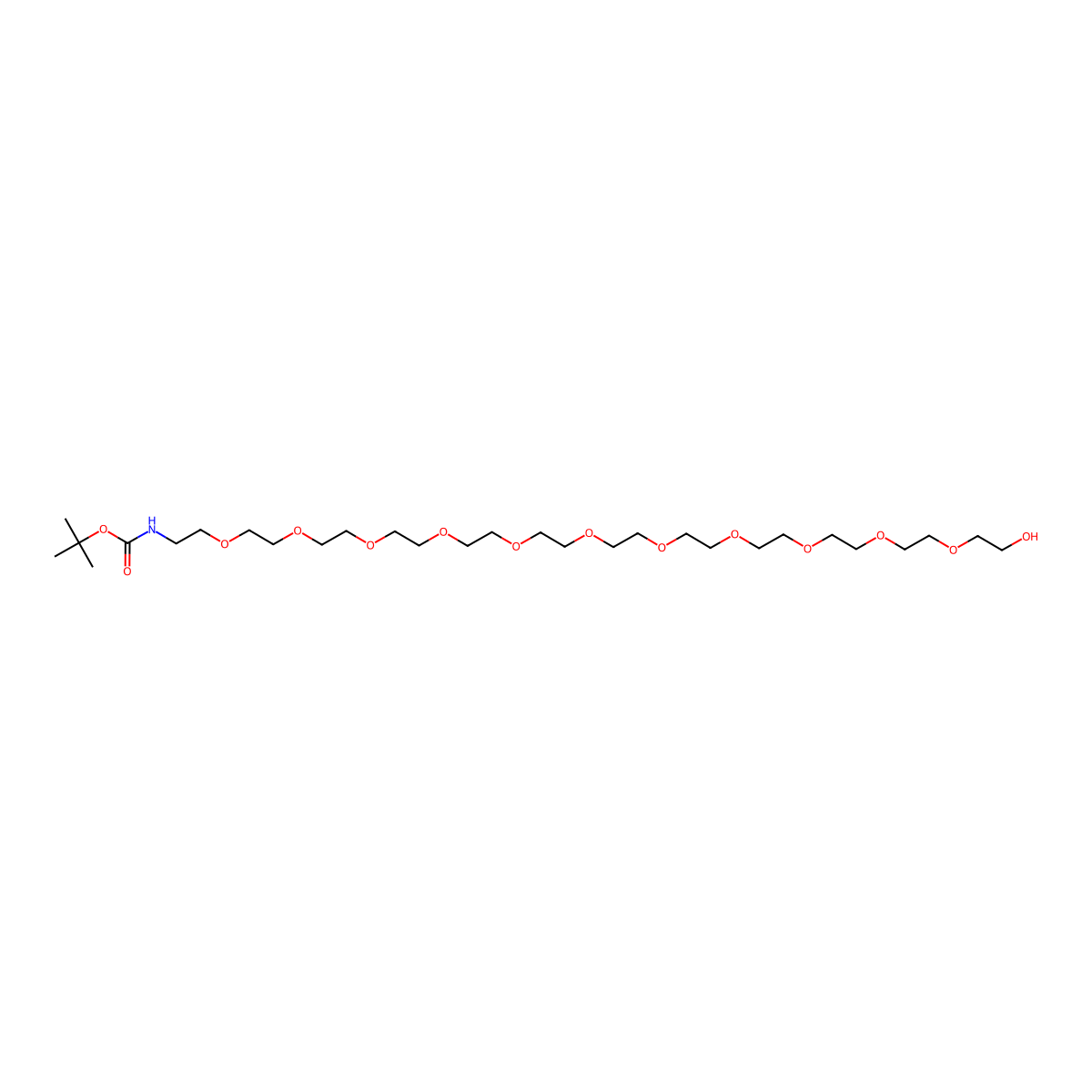N-Boc-PEG12-alcohol molecular structure, CAS 2218463-36-4