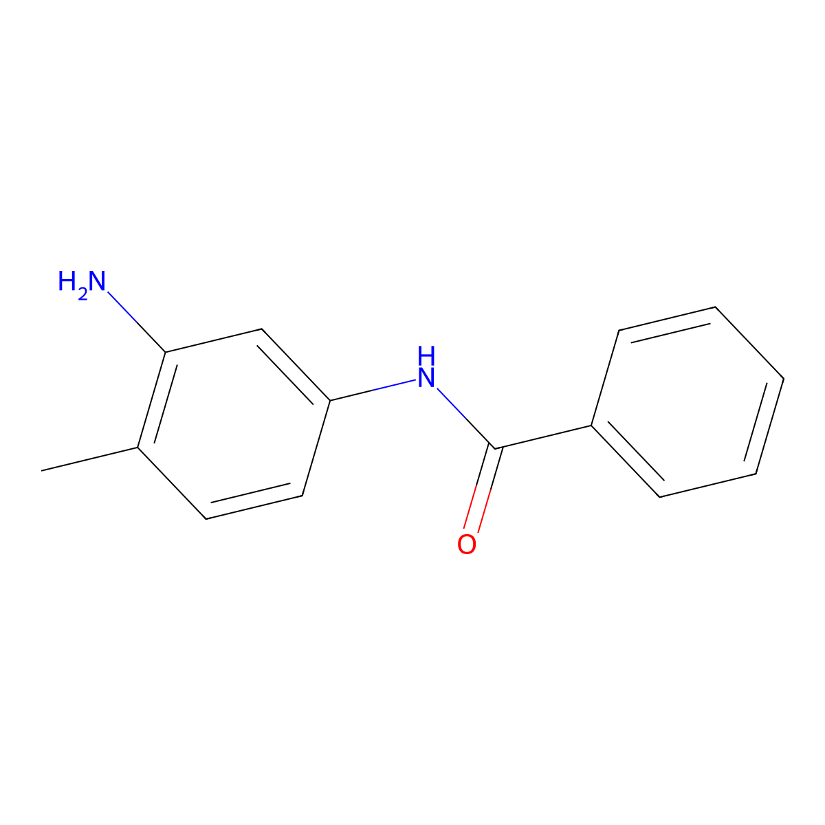 N-(3-amino-4-methylphenyl)benzamide molecular structure, CAS 221875-98-5
