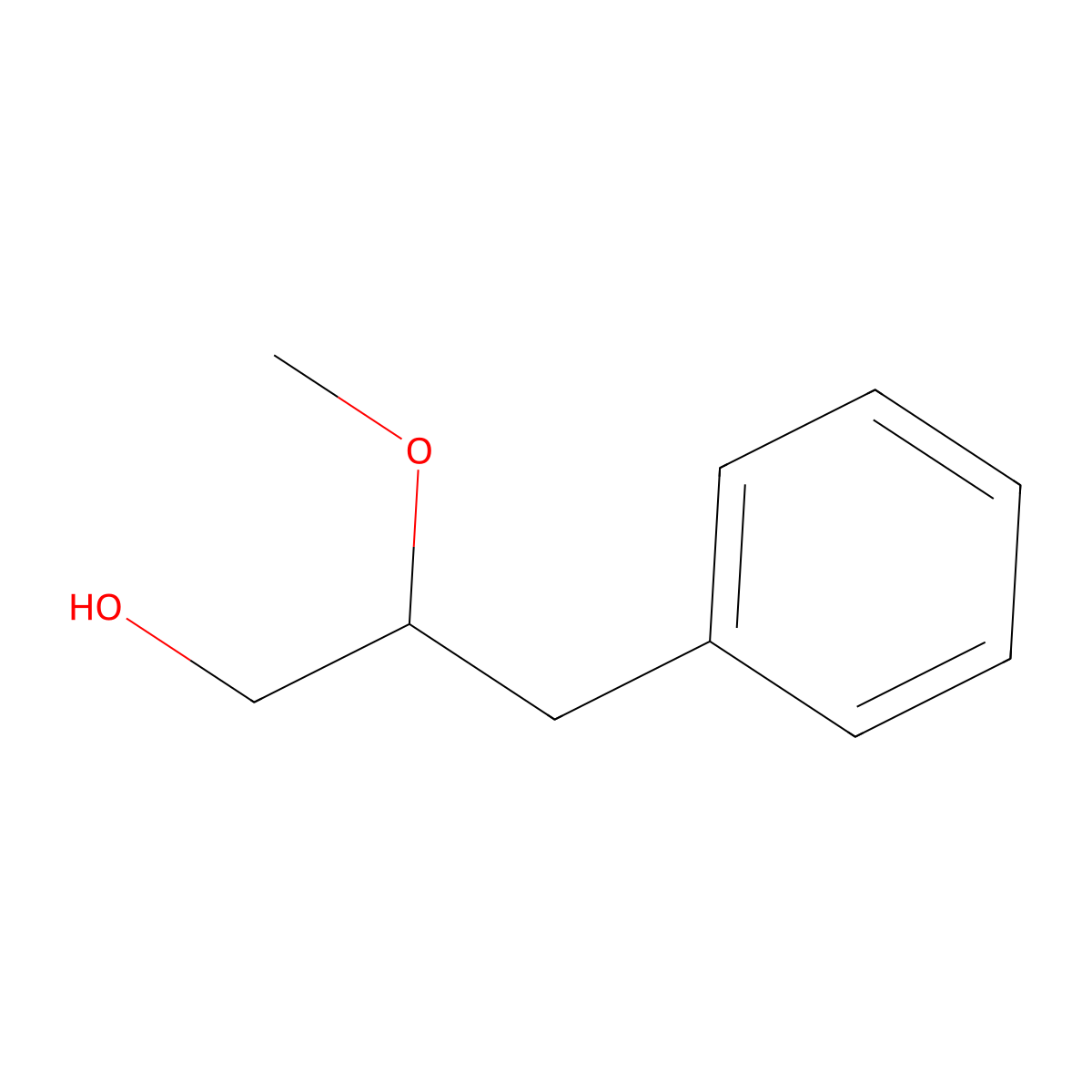 2-Methoxy-3-phenylpropan-1-ol molecular structure, CAS 221908-50-5