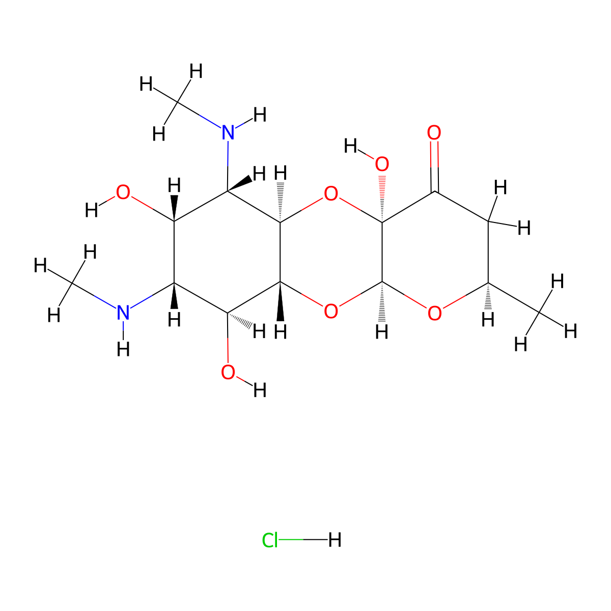 Actinospectacin molecular structure, CAS 22193-75-5