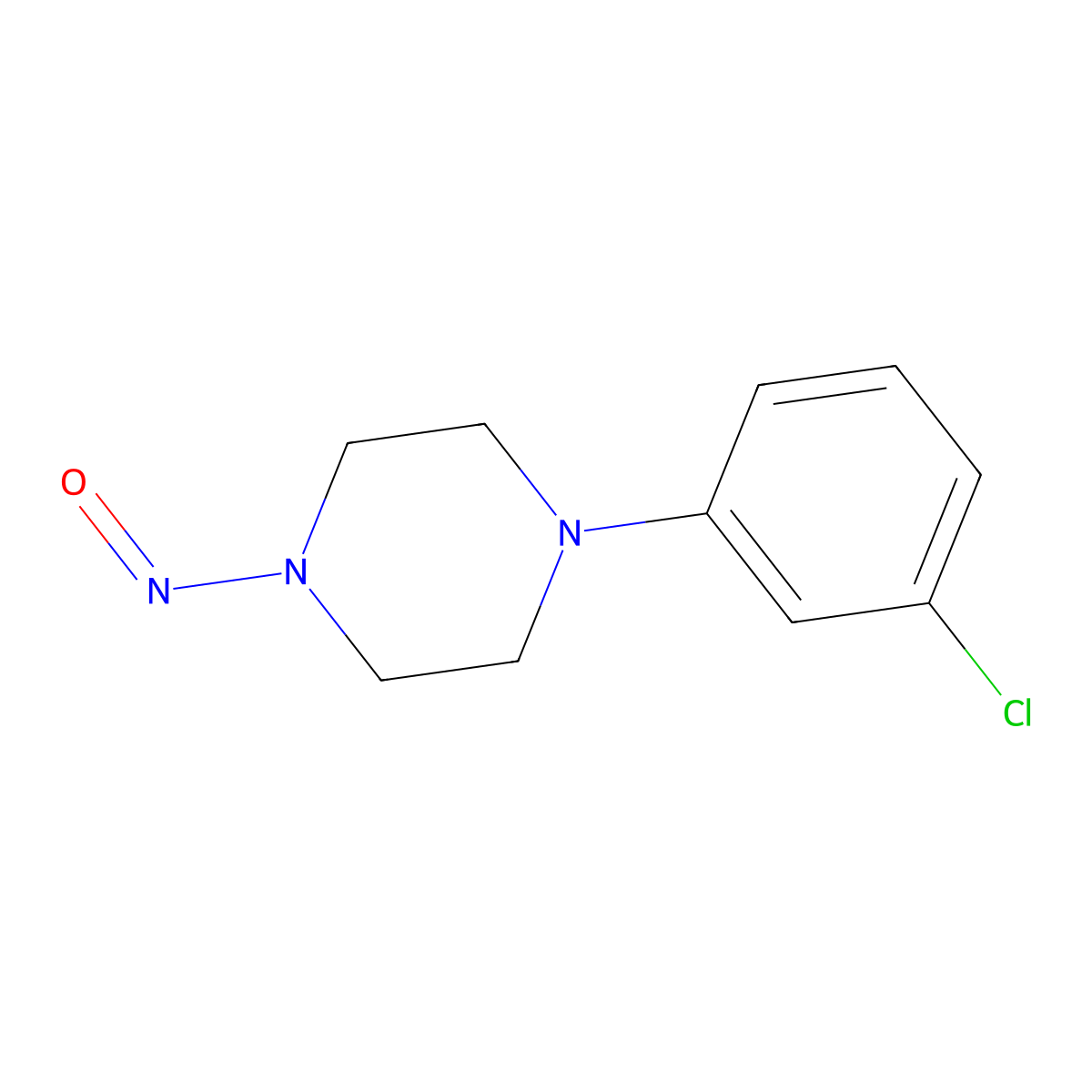 1-(3-Chlorophenyl)-4-nitrosopiperazine molecular structure, CAS 2219339-13-4