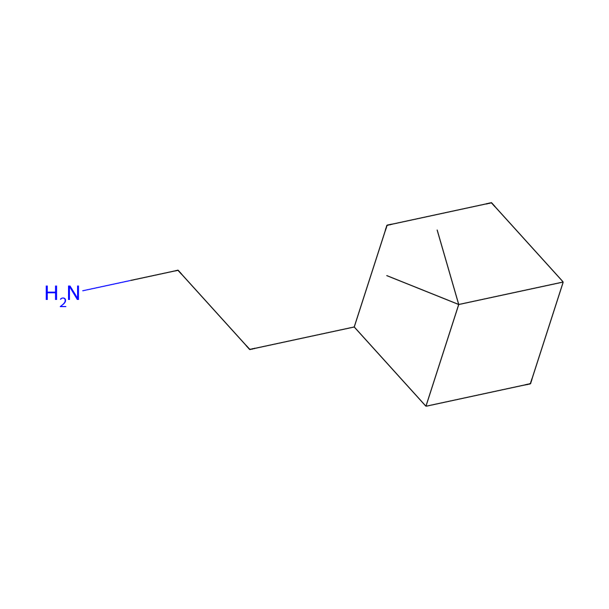 2-[(1S,2S,5S)-6,6-dimethylbicyclo[3.1.1]heptan-2-yl]ethan-1-amine molecular structure, CAS 2219353-81-6