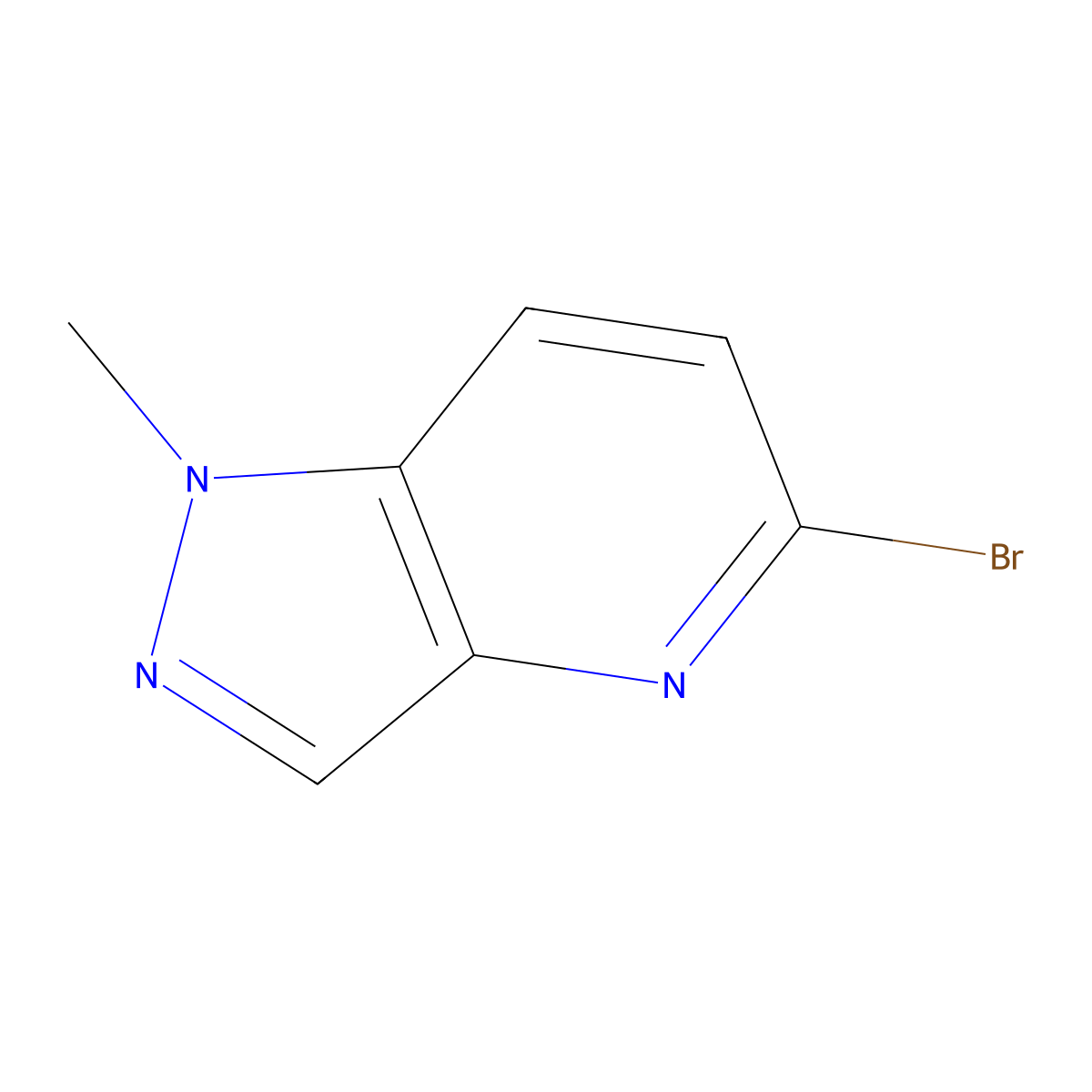 5-Bromo-1-methyl-1H-pyrazolo[4,3-b]pyridine molecular structure, CAS 2219366-71-7