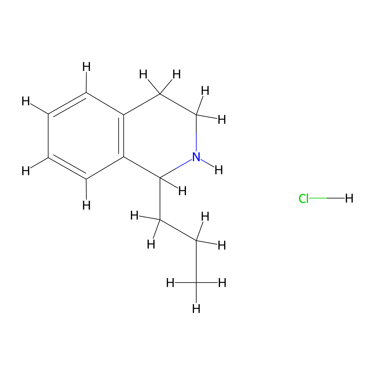 1-Propyl-1,2,3,4-tetrahydroisoquinoline hydrochloride molecular structure, CAS 2219368-63-3