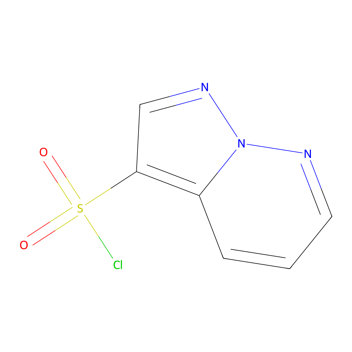 Pyrazolo(1,5-b)pyridazine-3-sulfonyl chloride molecular structure, CAS 2219368-66-6
