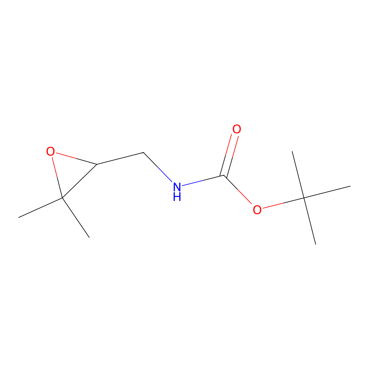 tert-butyl N-[(3,3-dimethyloxiran-2-yl)methyl]carbamate molecular structure, CAS 2219371-06-7
