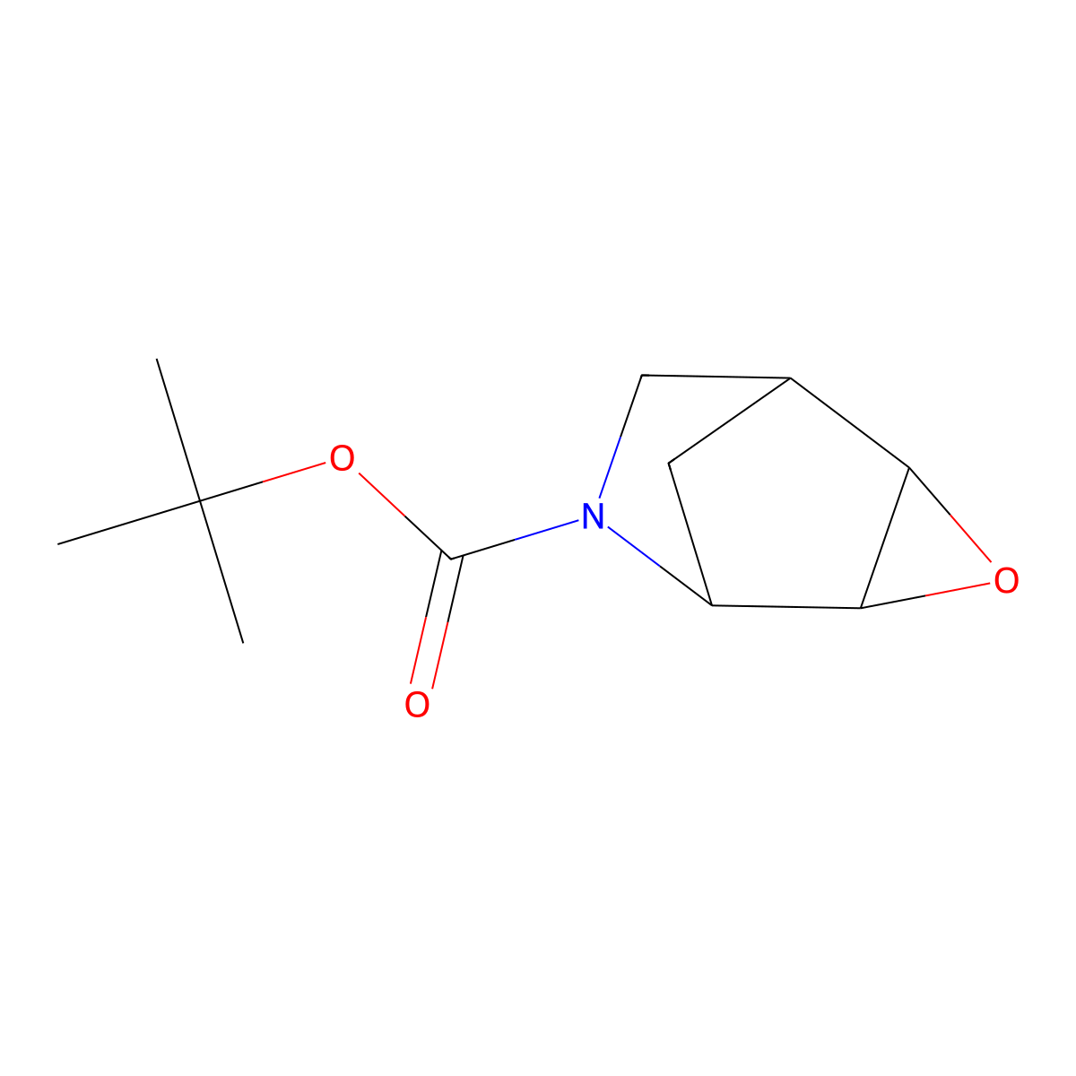 Tert-butyl 3-oxa-6-azatricyclo[3.2.1.0,2,4]octane-6-carboxylate molecular structure, CAS 2219371-15-8