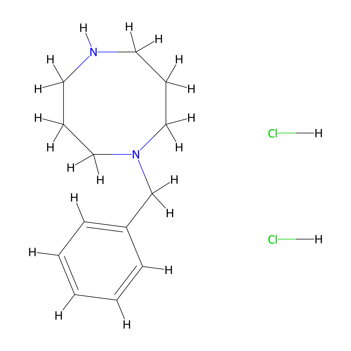 1-Benzyl-1,5-diazocane dihydrochloride molecular structure, CAS 2219374-05-5