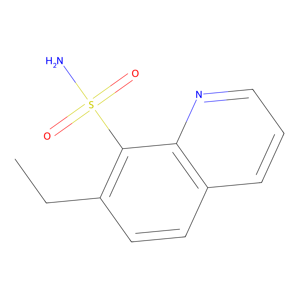 7-Ethylquinoline-8-sulfonamide molecular structure, CAS 2219379-24-3