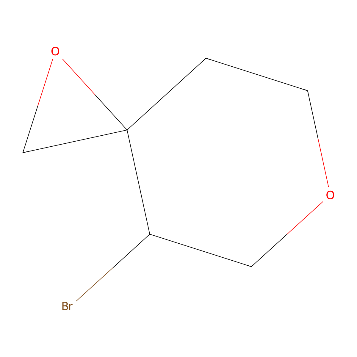 4-Bromo-1,6-dioxaspiro[2.5]octane molecular structure, CAS 2219380-28-4