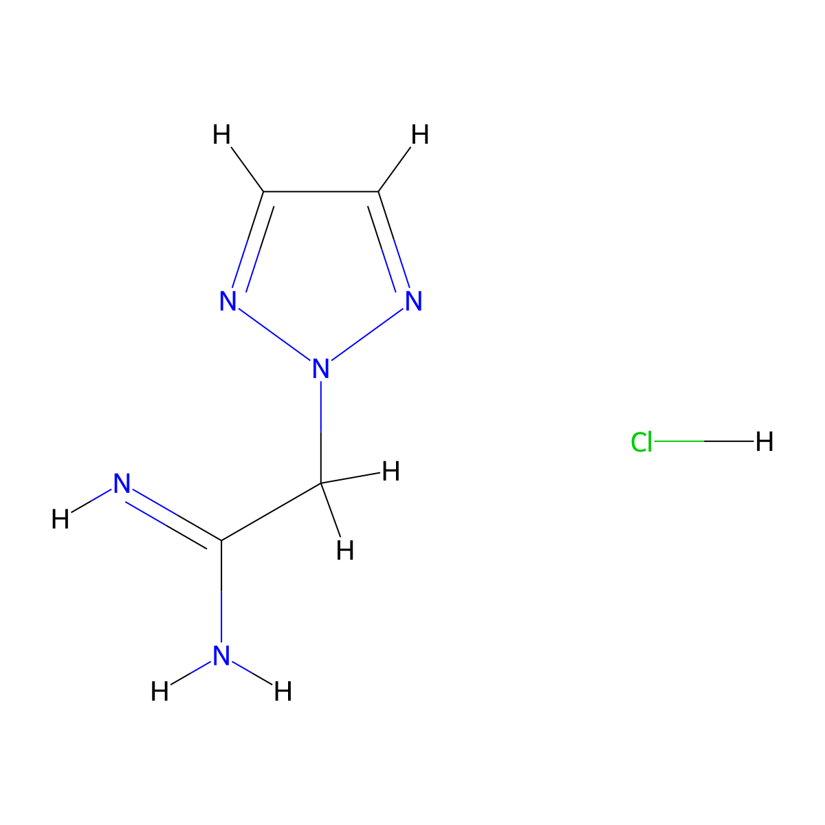 2-(2H-1,2,3-triazol-2-yl)ethanimidamide hydrochloride molecular structure, CAS 2219419-51-7