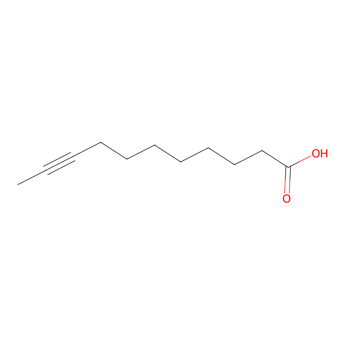 9-Undecynoic acid molecular structure, CAS 22202-65-9