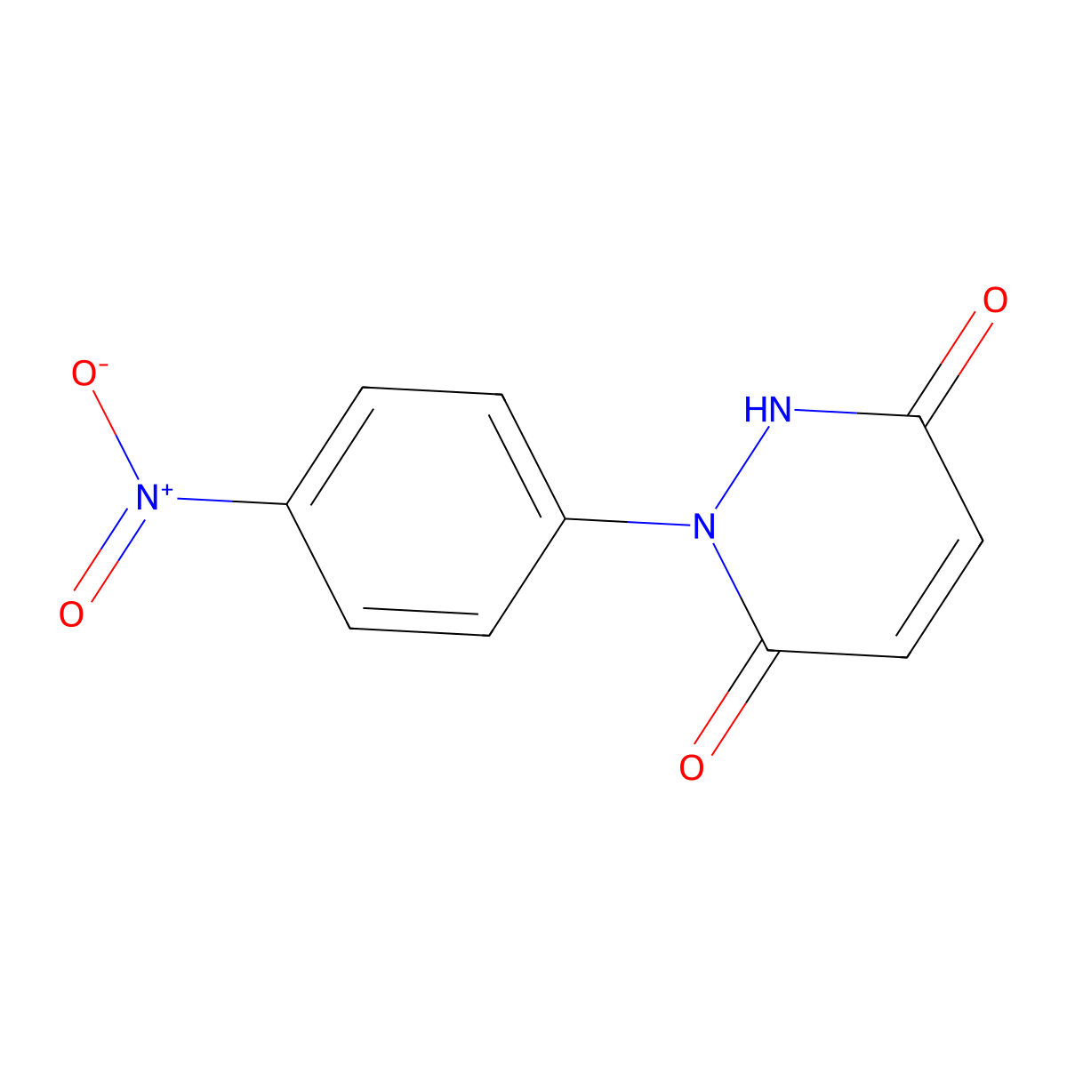 6-Hydroxy-2-(4-nitrophenyl)-3(2h)-pyridazinone molecular structure, CAS 22202-90-0