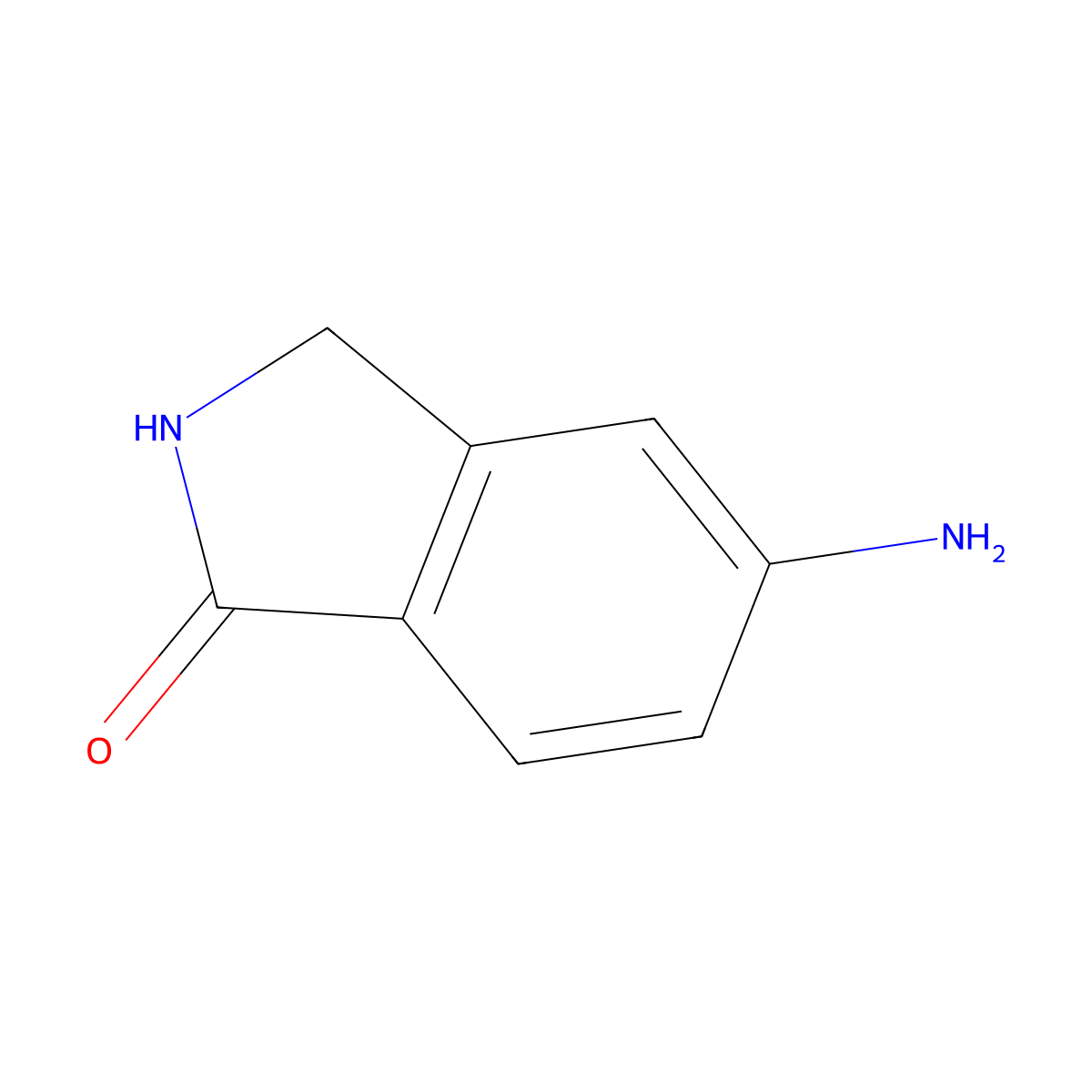 5-Amino-2,3-dihydro-isoindol-1-one molecular structure, CAS 222036-66-0