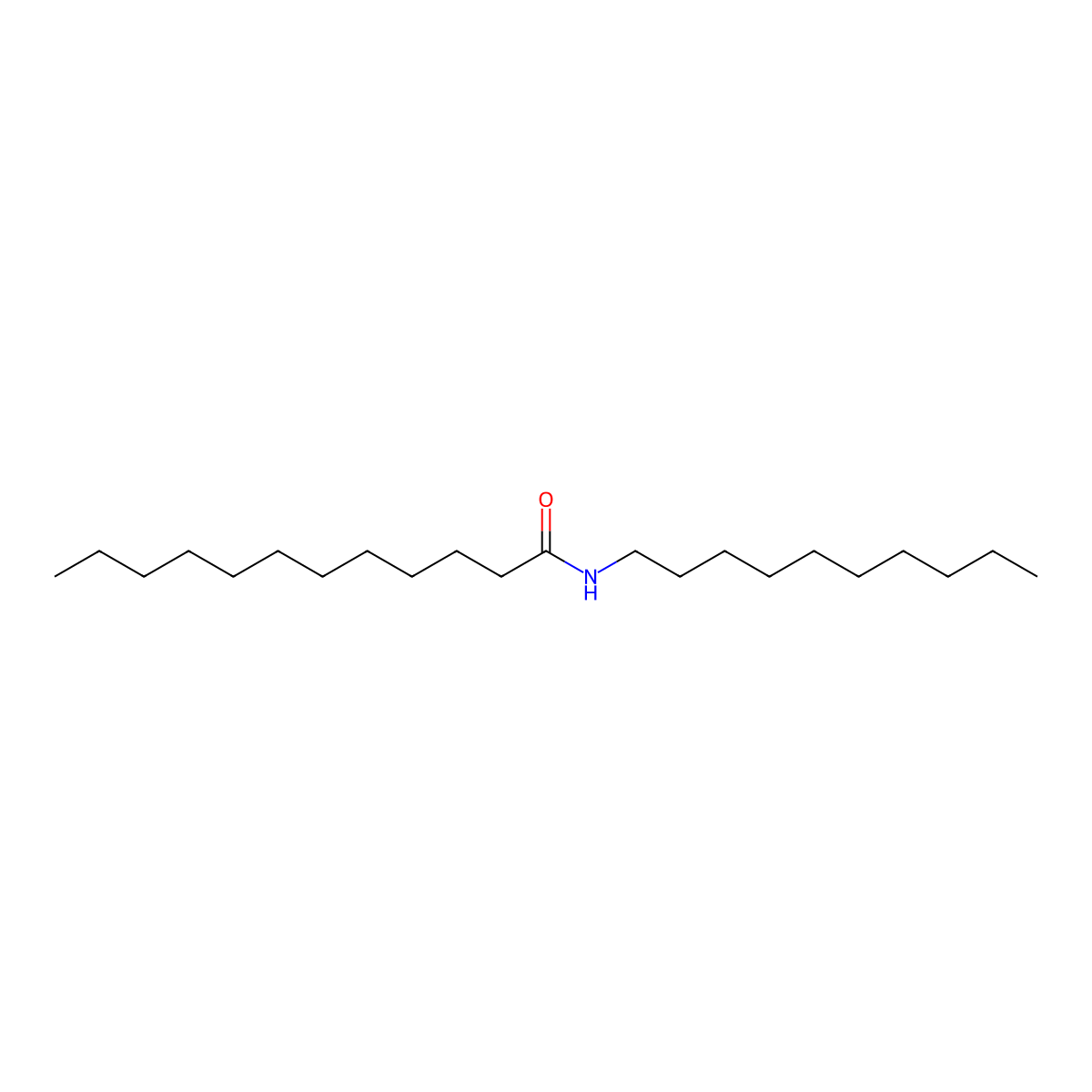 Dodecanamide, N-decyl- molecular structure, CAS 22205-13-6