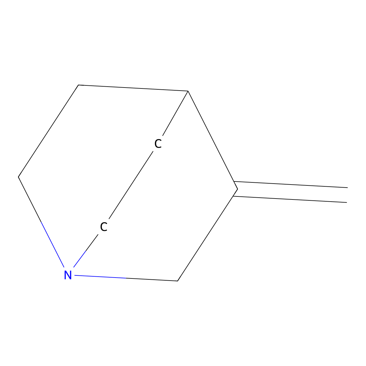3-Methylenequinuclidine molecular structure, CAS 22207-84-7