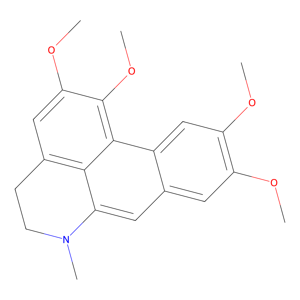 Dehydroglaucine molecular structure, CAS 22212-26-6
