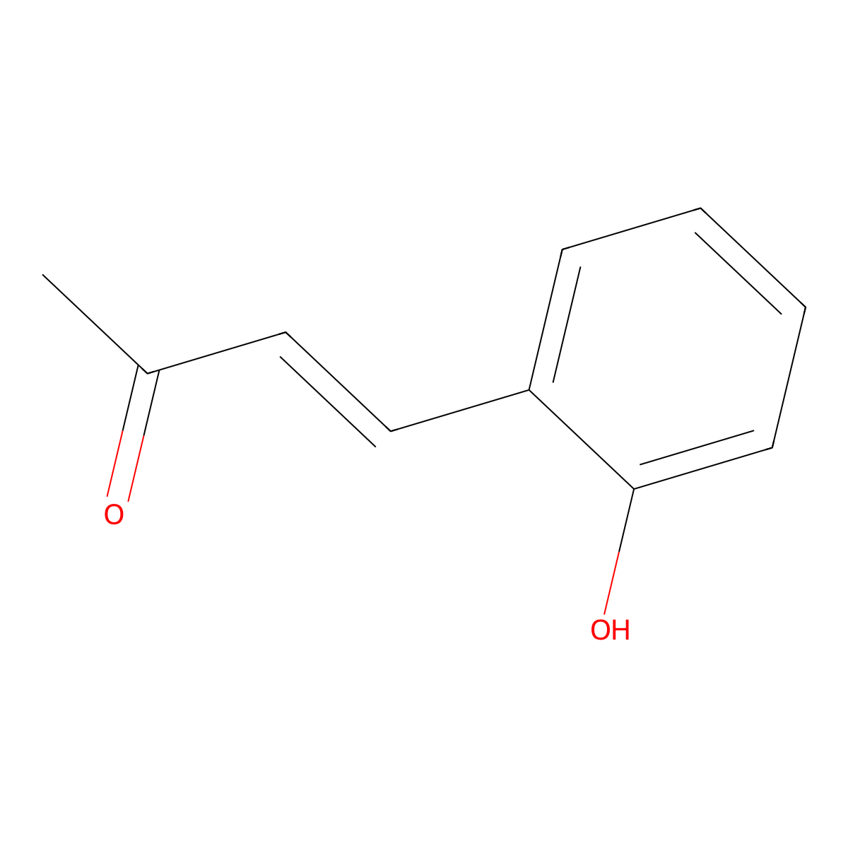 4-(2-Hydroxyphenyl)but-3-en-2-one molecular structure, CAS 22214-28-4