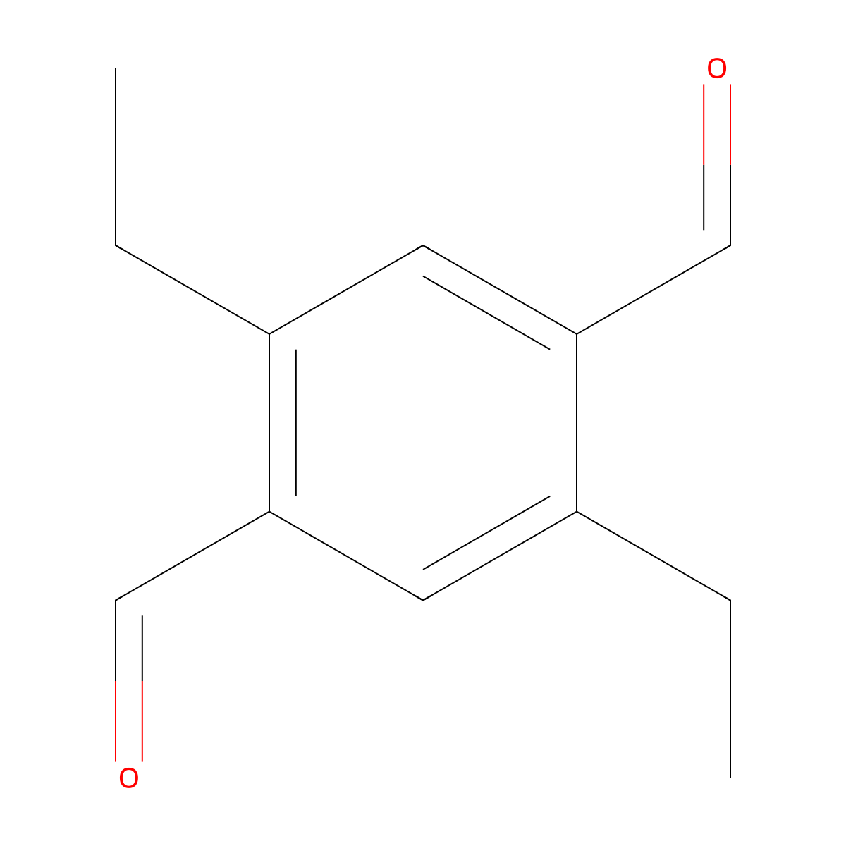 2,5-Diethylterephthalaldehyde molecular structure, CAS 222159-15-1