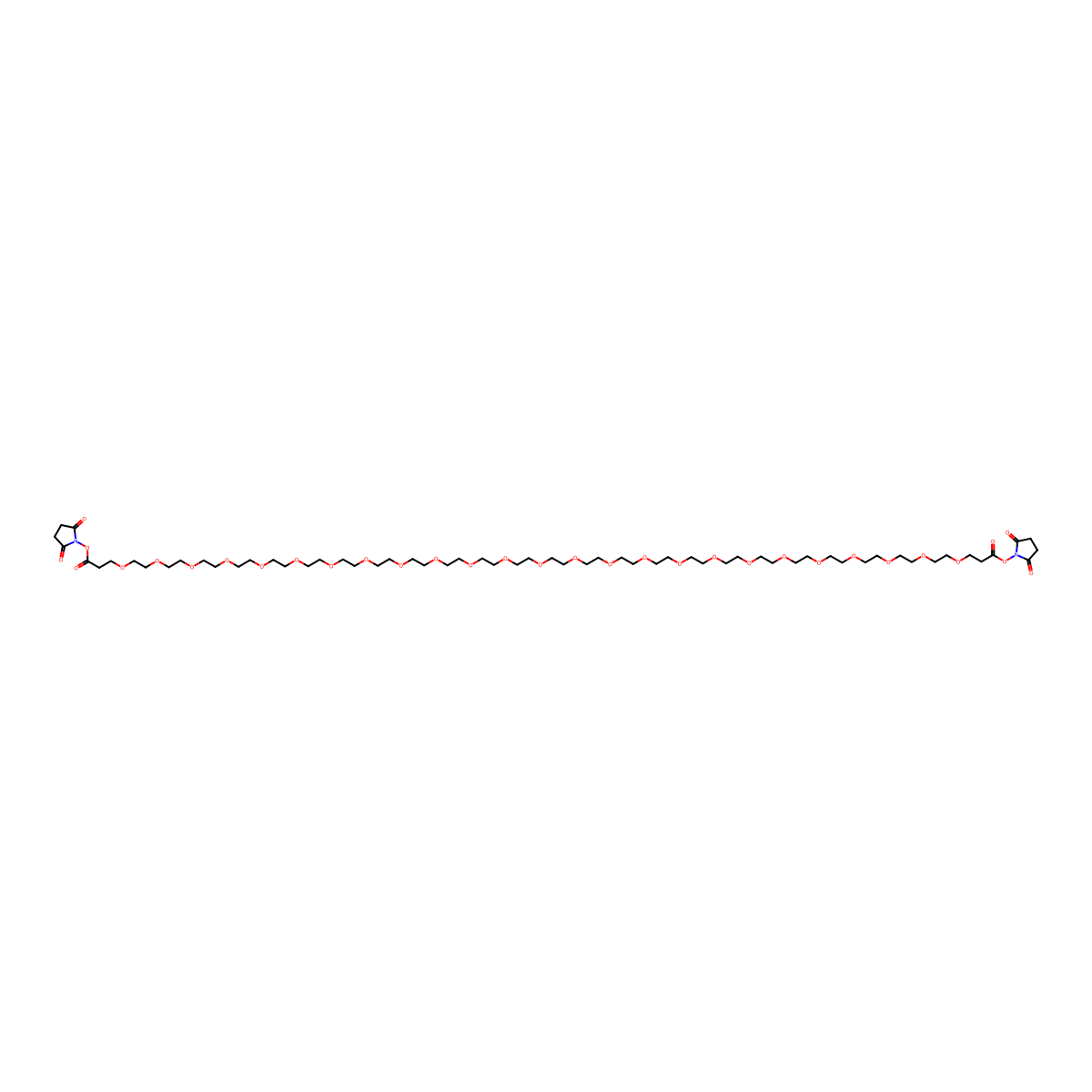 Bis-PEG25-NHS ester molecular structure, CAS 2221948-96-3
