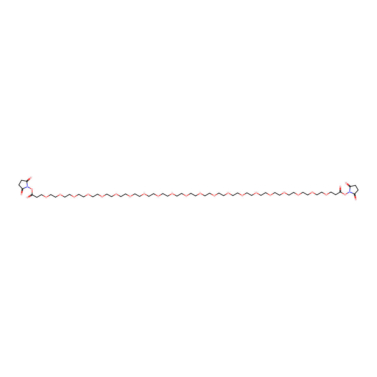 Bis-PEG21-NHS ester molecular structure, CAS 2221948-98-5